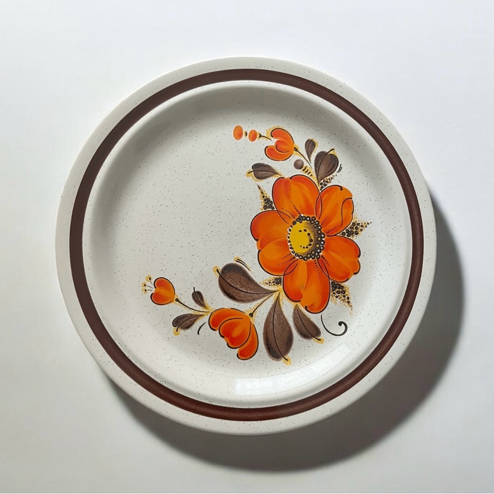 4x Vintage 70’s Japan Momoyama Stoneware dinner plates